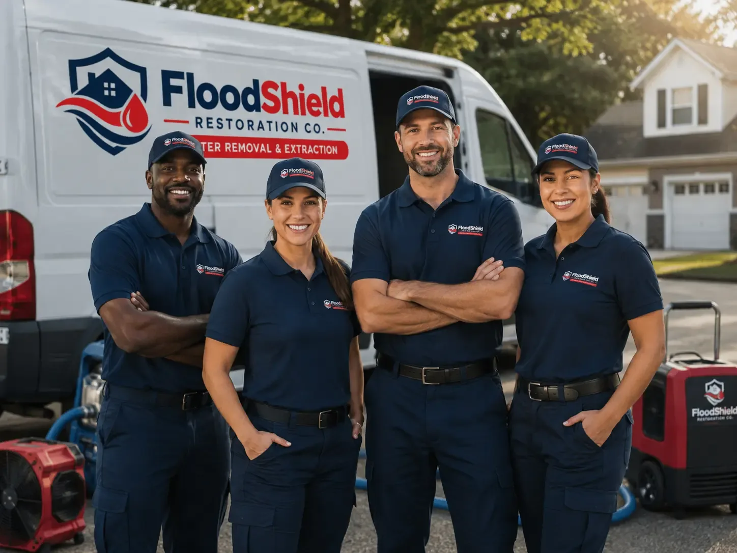Flood Damage Restoration company in Hammondsville, OH