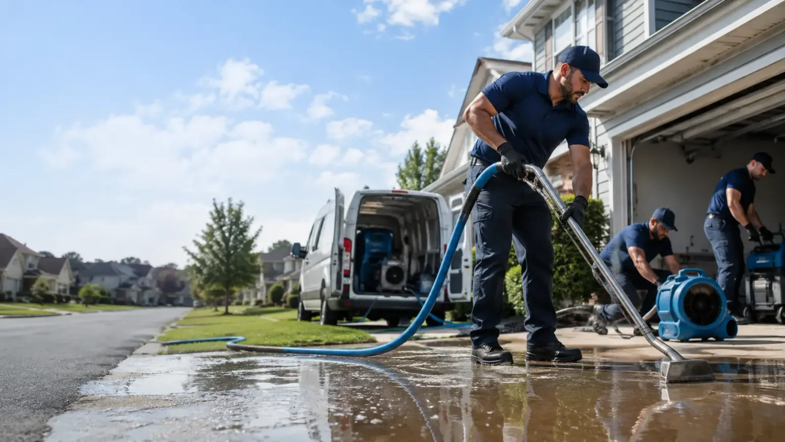 Flood Damage Restoration in Hammondsville, OH